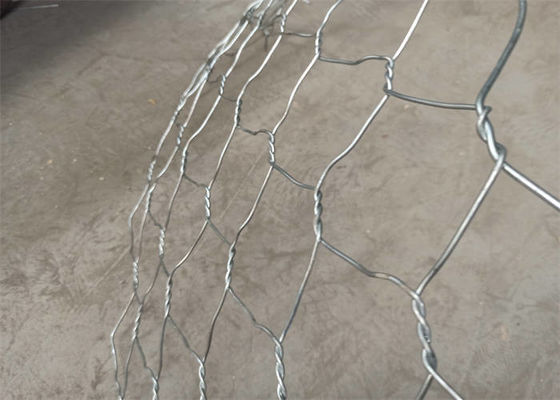 Hexagonal Gabion Box  Corrosion Protection Galfan Gabion Baskets