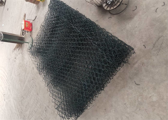 Metal Galvanized Gabion Basket Gabion Mesh Roll High Tensile Strength