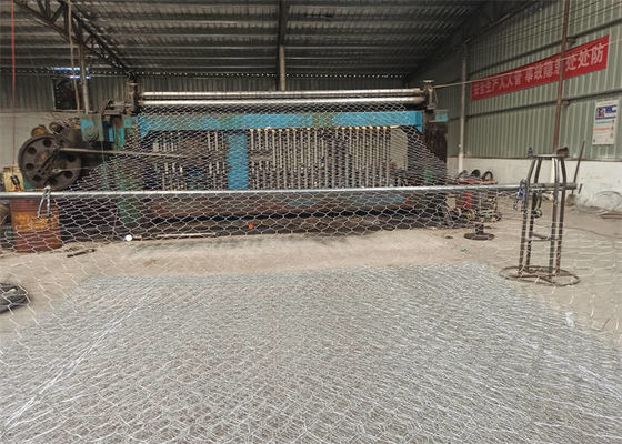 Hexagonal Woven Gabion Baskets Wear Resistant For Soil Erosion Protection