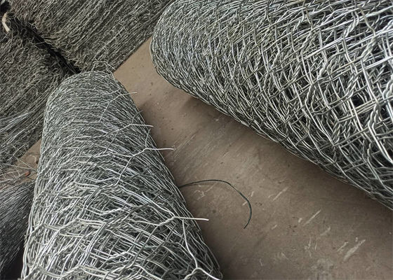 Hexagonal Woven Gabion Baskets Wear Resistant For Soil Erosion Protection