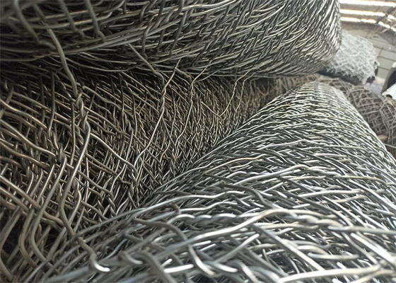 Practical Rock Gabion Baskets Zinc Coated Wire Box Retaining Walls