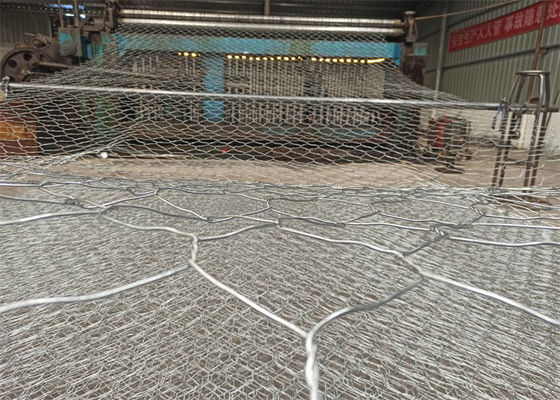 Practical Rock Gabion Baskets Zinc Coated Wire Box Retaining Walls