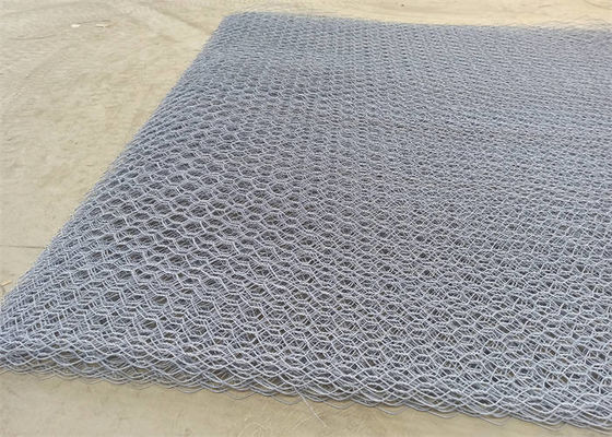 Durable Hexagonal Wire Stone Gabion Baskets Woven Wire Stone Cages