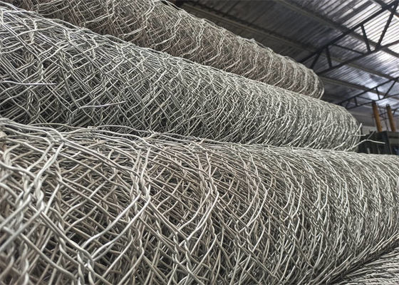 Economical Retaining Wall Gabion Basket , Wire Mesh Gabion Basket