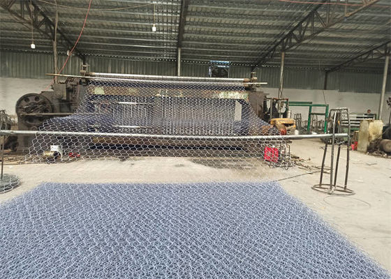 Double Twist Metal Gabion Baskets Wall 1.5m Hight Free Sample