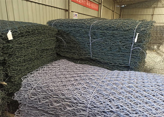 Hexagonal Woven Gabion Mesh For Retaining Walls And Anti Erosion
