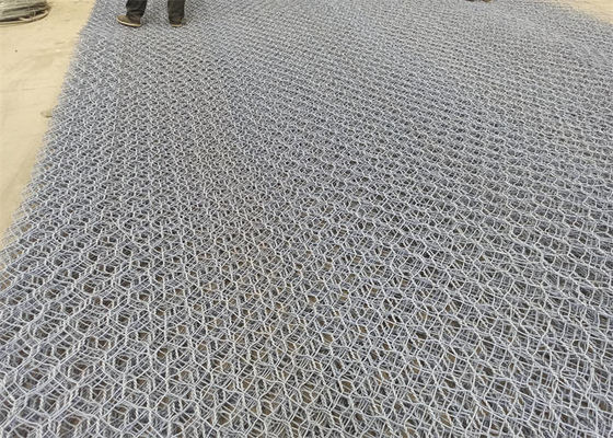 Double Twisted Gabion Basket Hexagonal Shape Building Gabion Baskets