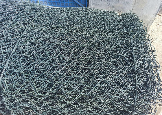 Opening 8*10 PVC Coated Gabion Box Reinforce Gabion Basket For River Bank