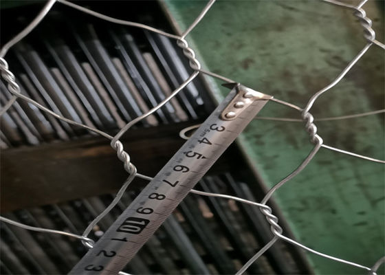 Opening 8*10 PVC Coated Gabion Box Reinforce Gabion Basket For River Bank