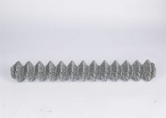 Diamond Hole Galvanized Chain Link Fence  for Highway / Airport