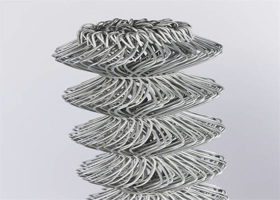Galvanised Chain Link Fence Anti Cutting / Anti Climb Mesh Fencing Corrosion Resistant