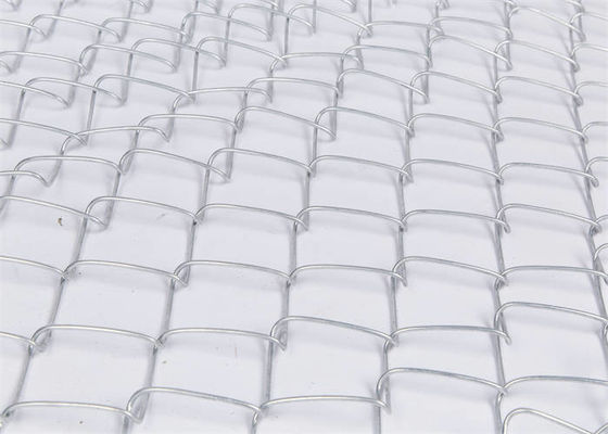 Galvanised Chain Link Fence Anti Cutting / Anti Climb Mesh Fencing Corrosion Resistant