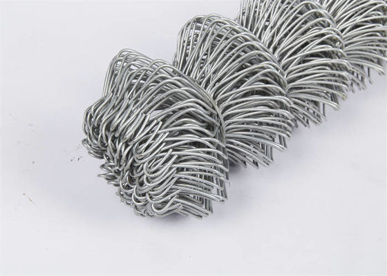 Galvanised Chain Link Fence Anti Cutting / Anti Climb Mesh Fencing Corrosion Resistant