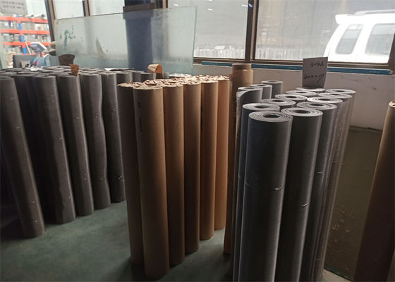 Square Galvanized Woven Mesh 24" Woven Metal Mesh Sample Avaliable