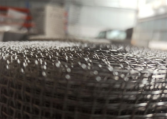 Square Galvanized Woven Mesh 24" Woven Metal Mesh Sample Avaliable