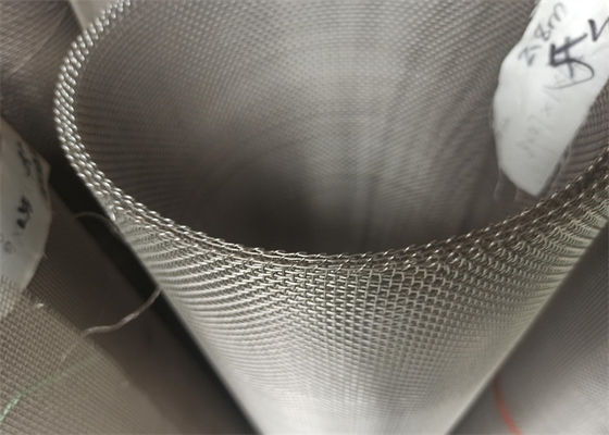 Square Galvanized Woven Mesh 24" Woven Metal Mesh Sample Avaliable