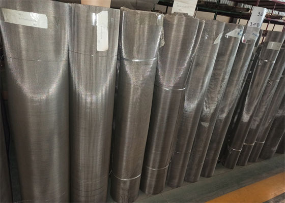 316 Stainless Steel Woven Wire Mesh Roll Customized For Filter Mesh