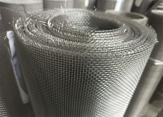 Hot Dipped Galvanized Woven Wire Mesh Filter Liquid And Gas