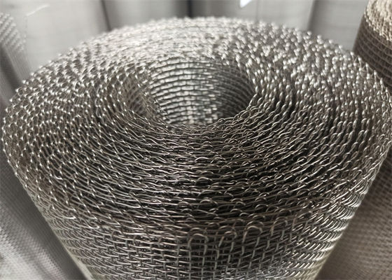 SGS Plain Dutch Weave Mesh Roll , SS316L Stainless Woven Mesh