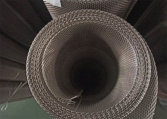 304L Stainless Steel Woven Wire Mesh Screen / Electro Galvanized Square Mesh