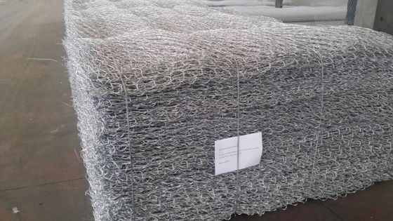 Double Twisted Gabion Basket Hexagonal Shape Building Gabion Baskets