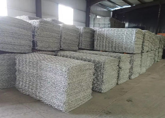 2.7mm Hot Dipped Galvanized Hexagonal Hexagonal Wire Mesh Gabion Mesh