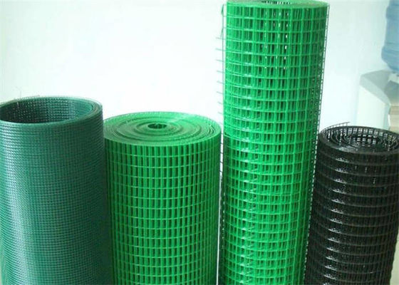 6 Gauge PVC Coated 2 X 4 Welded Wire Mesh Screens For Doors / Windows