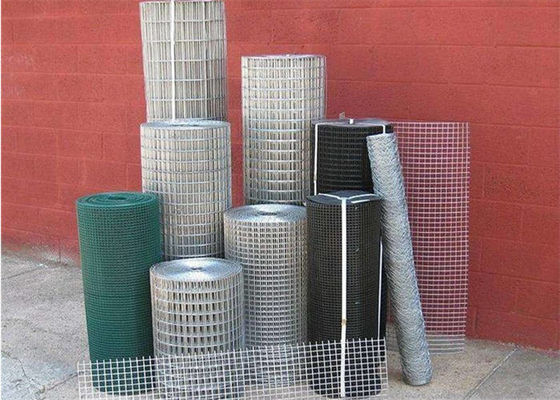 Square Welded Wire Mesh Zinc Coated / PVC Coated Galvanized Wire Mesh