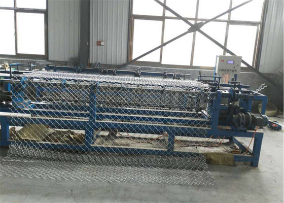 Galvanized Green Coated Chain Link Fence 9 Gauge  Diamond Hole Shape