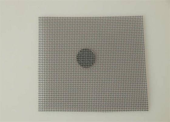 SS304 Wire Mesh Window Screen Epoxy Coated Stainless Steel Security Mesh Screen