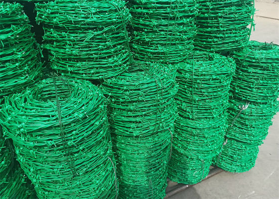 Traditional Double Twist Barbed Wire Galvanized Steel Material Protection Performance