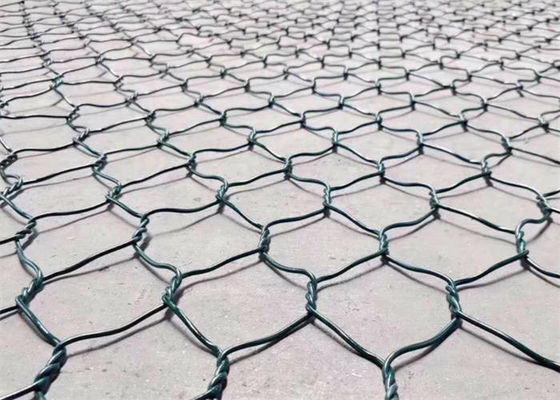 Galvanized Hexagonal Wire Netting Counter Twist Corrosion Resistant