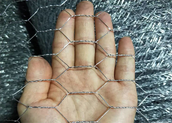 Hot Dipped Galvanized After Weaving Hexagonal Wire Mesh For Slope Protection