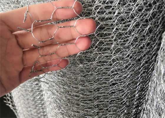 Galvanized Before Weaving Hexagonal Wire Mesh Netting For Gabion
