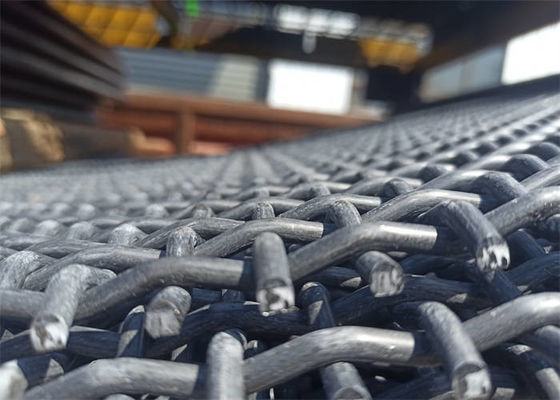 Selvedge Crimped Wire Mesh Rust Resistant Quarry Screen Wire Mesh