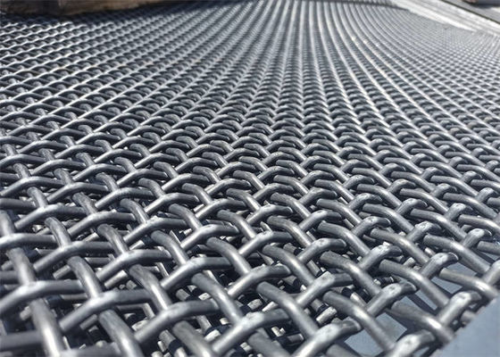 High Strength Painted Wire Mesh Crimped  Stone Crusher Screen Mesh