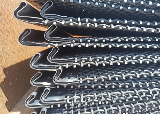 Selvedge Crimped Wire Mesh Rust Resistant Quarry Screen Wire Mesh