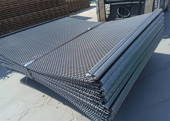 Selvedge Crimped Wire Mesh Rust Resistant Quarry Screen Wire Mesh