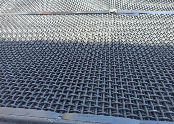 Steel Crimped Wire Mesh For Vibrating Screen Machines