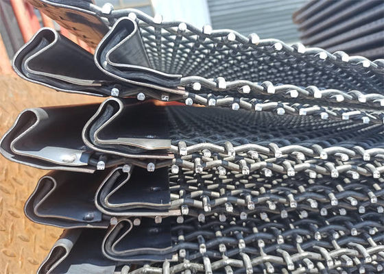 Steel Crimped Wire Mesh For Vibrating Screen Machines