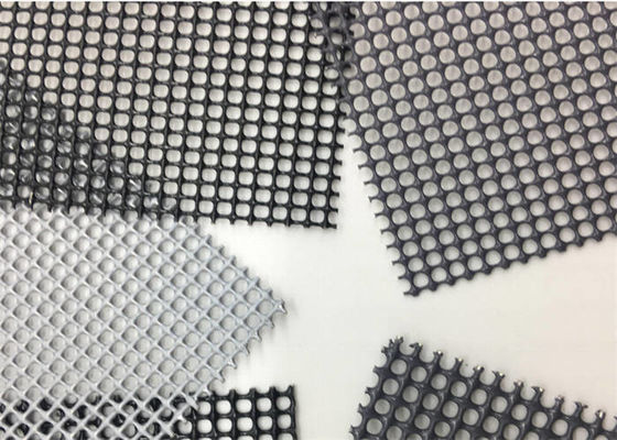 PVC Coated Wire Mesh Window Screen Mosquito Net Fire Proof / Knife Proof