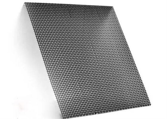 PVC Coated Wire Mesh Window Screen Mosquito Net Fire Proof / Knife Proof