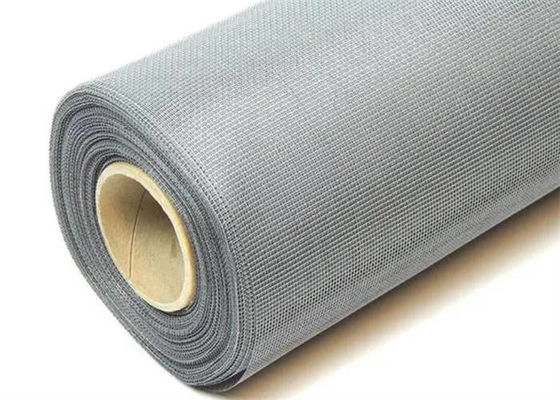 Gray Fiberglass Wire Mesh Window Screen , Anti Mosquito Window Screen