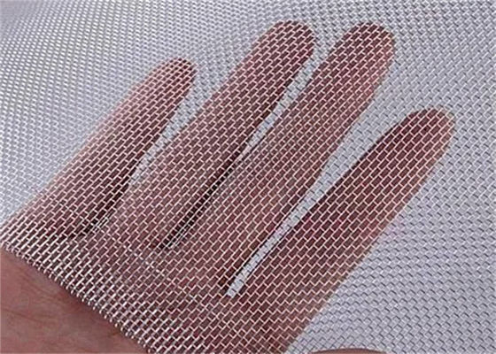 SS304 Wire Mesh Window Screen Epoxy Coated Stainless Steel Security Mesh Screen