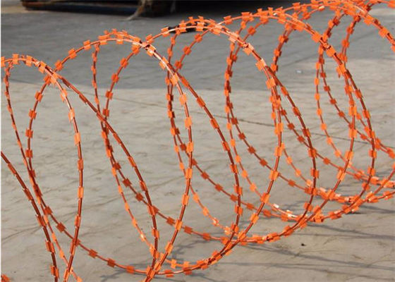 Straight Razor Wire Coil Anti Corrosion Concertina Fencing Wire