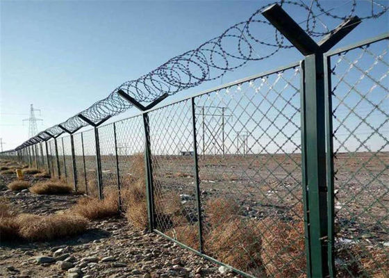 Anti Corrosion Concertina Razor Wire Coil Hot Dipped Galvanized Concertina Barbed Wire