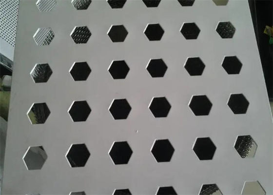 Stainless Steel Perforated Metal Sheet Square Hole 0.5mm Thickness