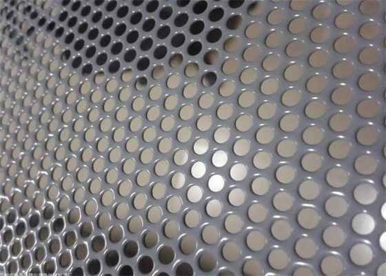 Stainless Steel Perforated Metal Sheet Square Hole 0.5mm Thickness
