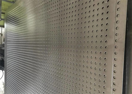 Mild Carbon Steel Perforated Steel Sheet Round Holes For Protective Fencing