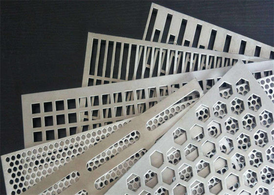 Round Hole Perforated Metal Products Corrosion Resistant For Machine Guard